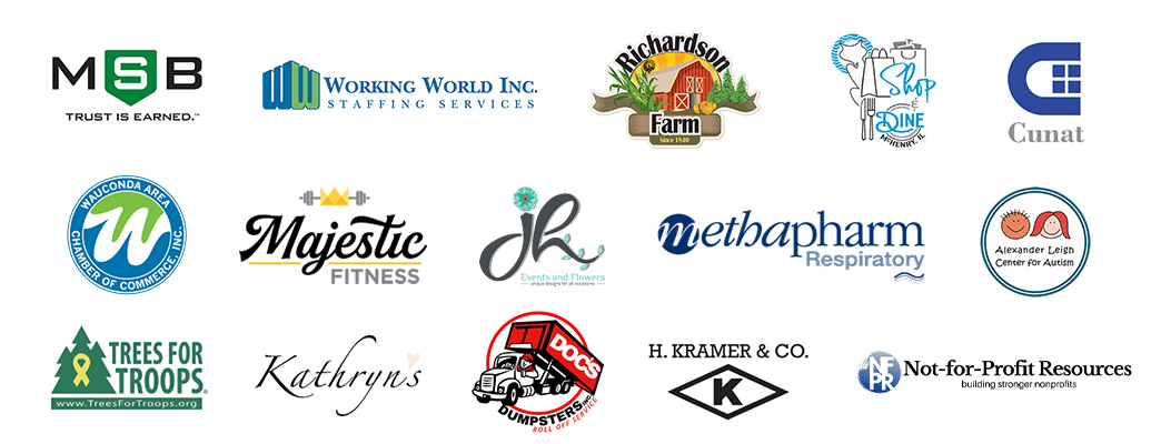 A variety of client logos