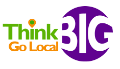 Think Big Go Local logo